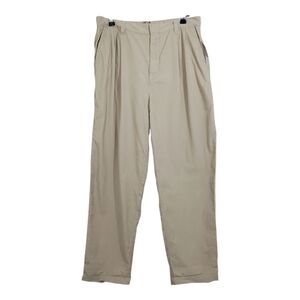 Gap High Rise Pleated Taper Corduroy Pants Cobblestone Beige NWT Size 14 Casual
